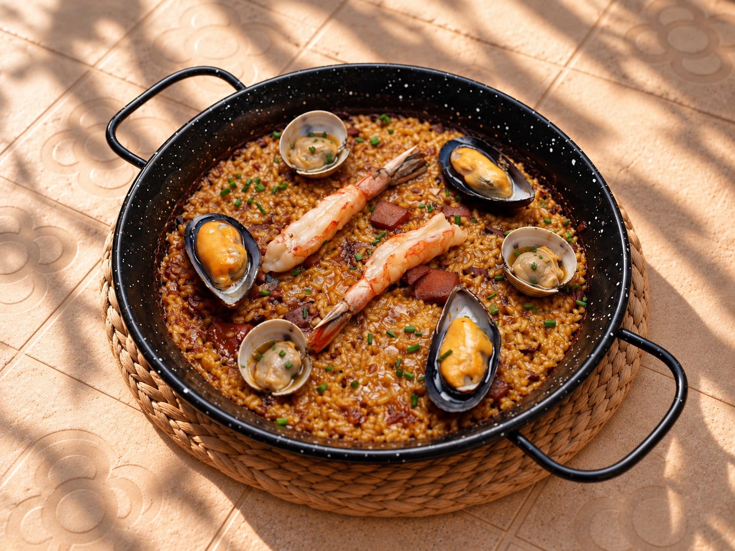 Paella de marisco Casa Brava Barcelona